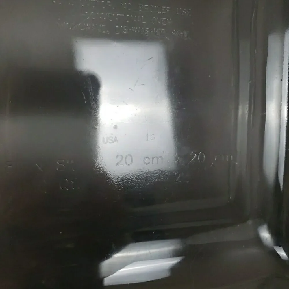 Clear Glass Baking Casserole 8